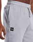 Mod Gray Light Heather/Onyx White Front Under Armour Rival Fleece Joggers 1357128