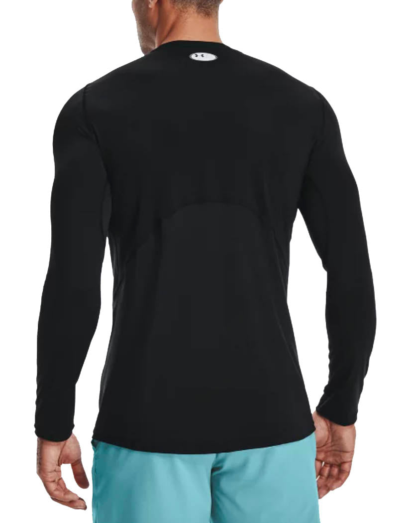 Black/White Back Under Armour HeatGear Armour Fitted LS 1361506