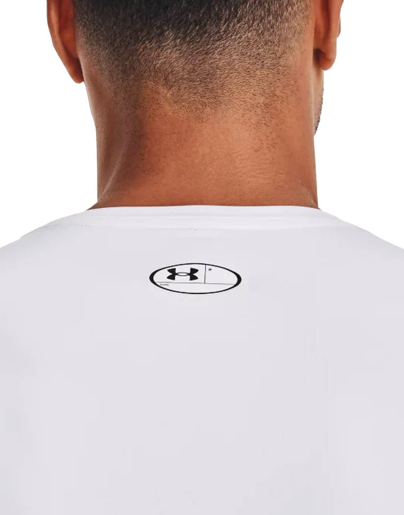 White/Black Back Under Armour HeatGear Armour Fitted LS 1361506