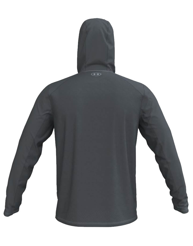 Pitch Gray/ Mod Gray Back Under Armour Drift Tide Knit Hoodie 1370028