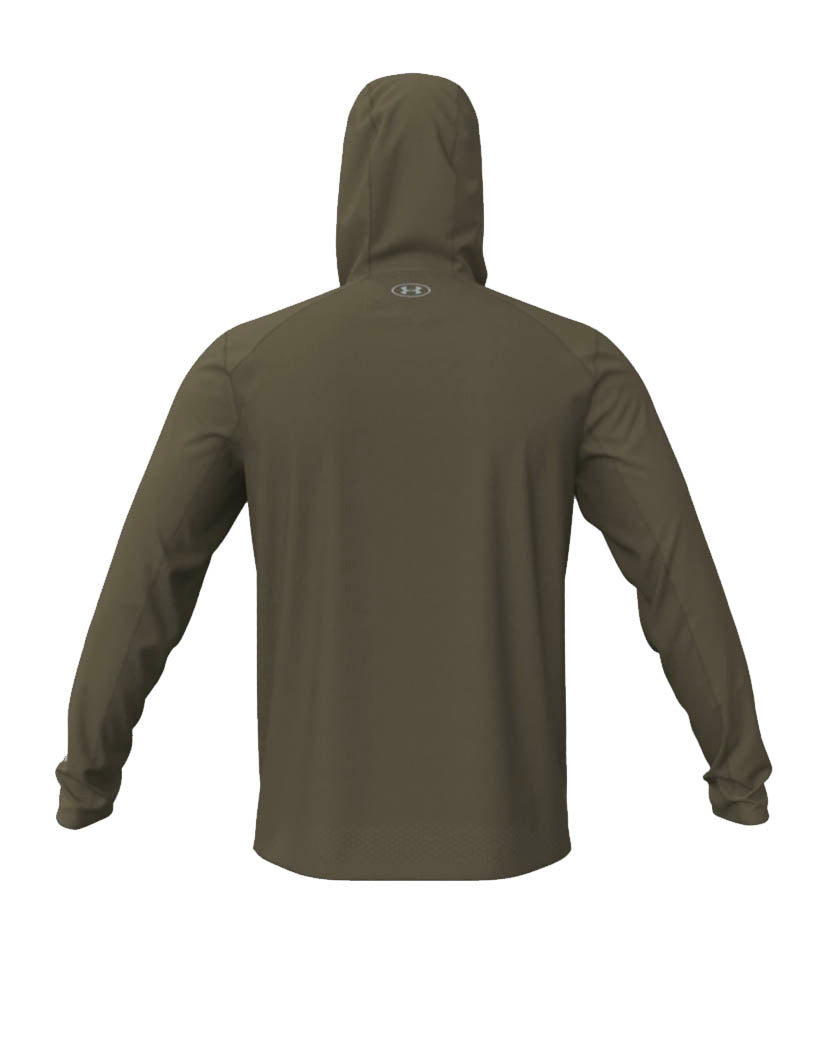 Tent/ Quirky Lime Back Under Armour Drift Tide Knit Hoodie 1370028