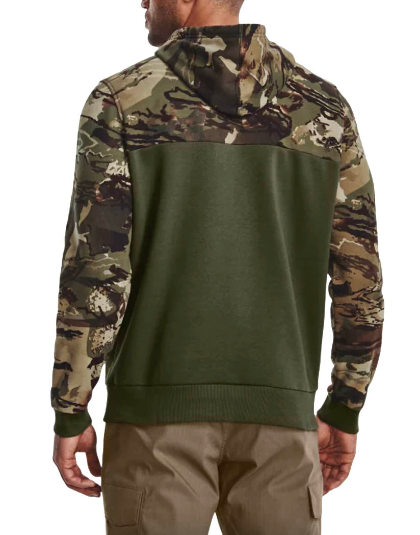 Marine OD Green/Forest Back Under Armour Rival Camo Blocked Hdy 1373180