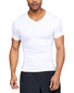 White/ Clear Front Under Armour Tactical Heat Gear Compression V-Neck Shirt 1216010