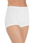 White Front Vanity Fair 3-Pack Lollipop Full Figure Cuffed Legband Brief