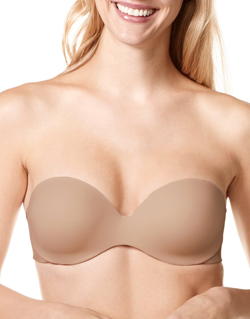 Toasted Almond Front Warner's This Is Not A Bra Underwire Contour Strapless Bra RG7791A