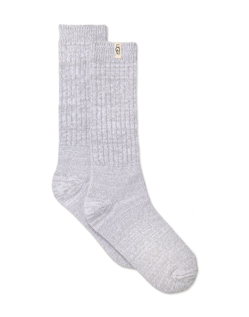 Seal Front UGG Rib-Knit Slouchy Crew Sock Seal 1014832