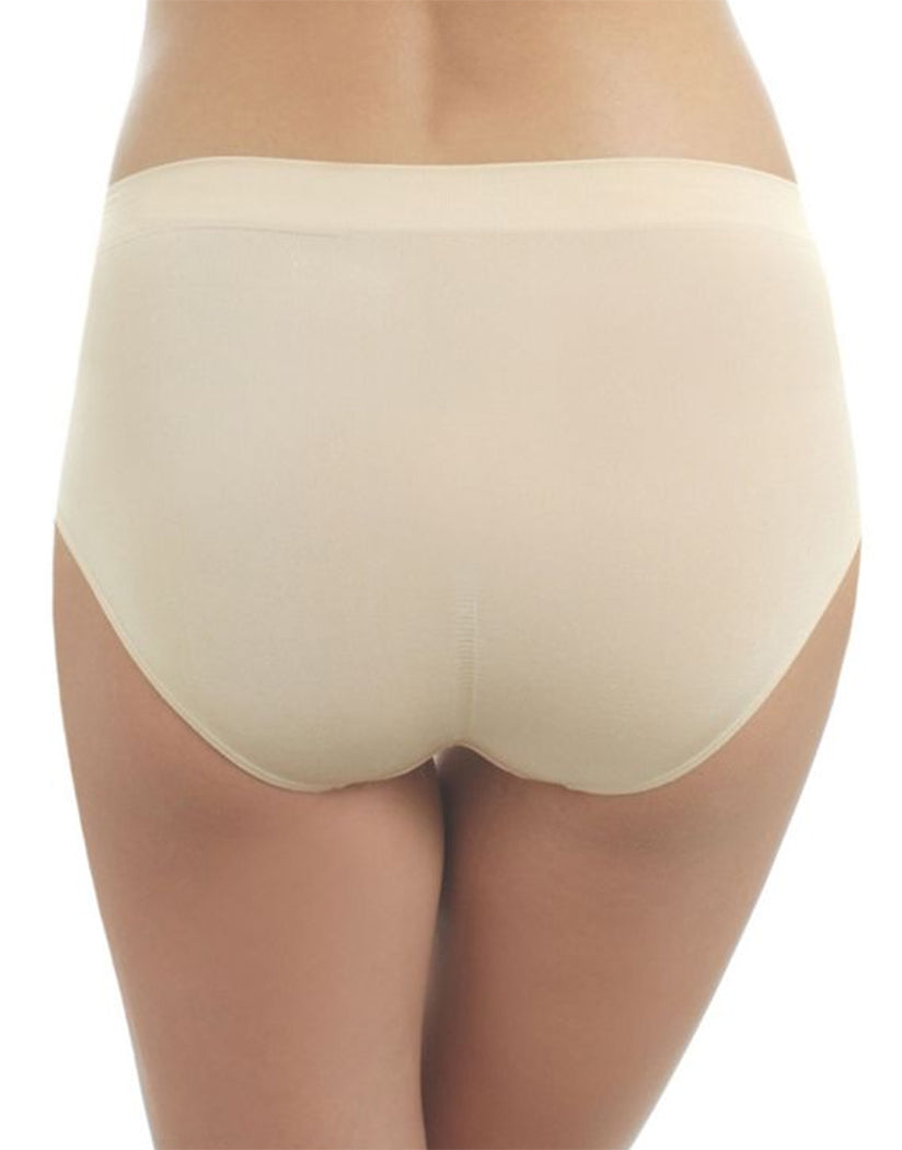 Sand/ Sand/ Black Back Wacoal B-Smooth Seamless Brief 3-Pack 870175
