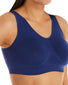 Twilight Blue Front Wacoal B-Smooth Wire Free Bralette Twilight Blue 835275