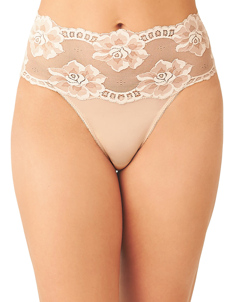 Rose Dust Front Wacoal Light And Lacy Hi Cut 879363