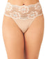 Rose Dust Front Wacoal Light And Lacy Hi Cut 879363