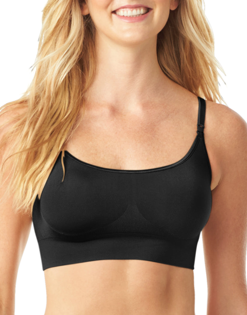 Black Front Warner's Easy Does It Convertible Wirefree Bra RM0911A