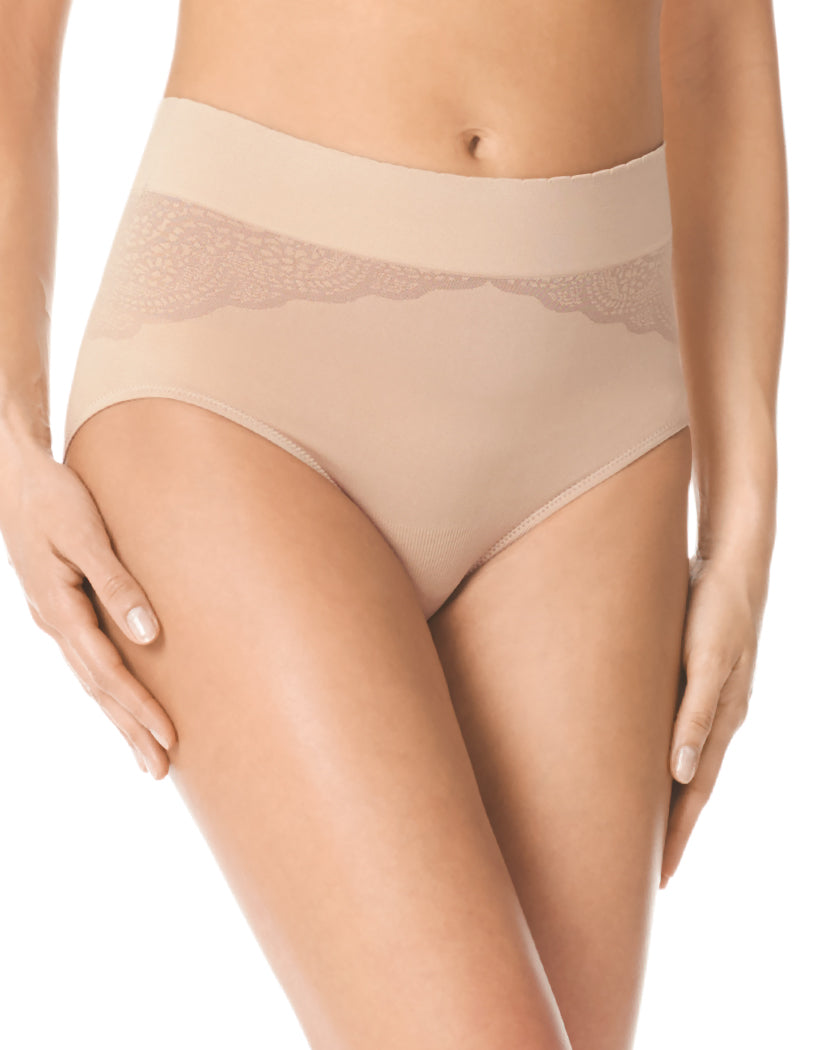Warner's Cloud 9 Seamless Lace Panty Brief RS3241P