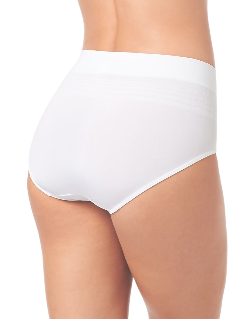 White Back Warner's No Pinching No Problems Seamless Brief Panty RS1501P
