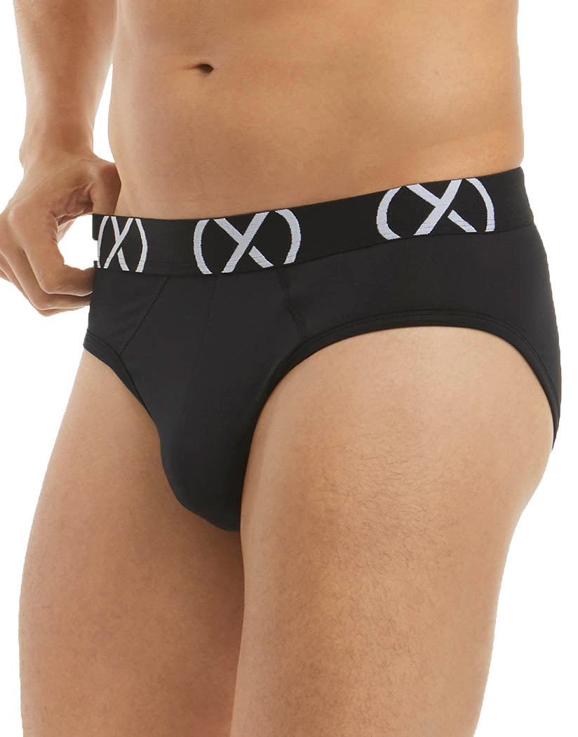 Black Side 2xist 3-Pack No Show Brief X20020