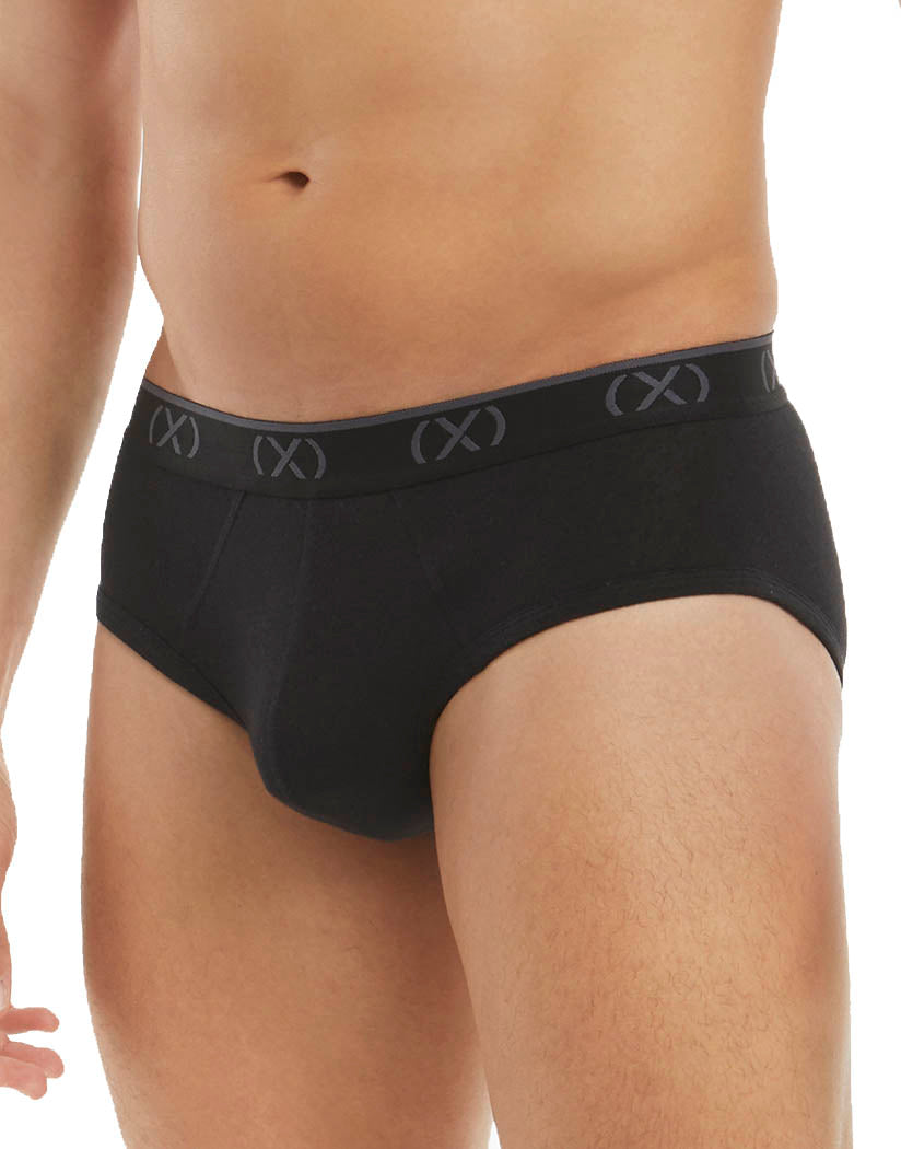 Black Side 2xist 3-Pack No Show Brief X40020