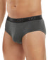 Black/Lead/Neon Yellow Side 2xist 3-Pack No Show Brief X40020