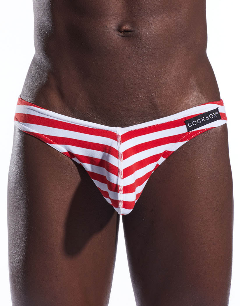 Liberty Stripe Front Cocksox American Collection Enhancing Pouch Brief CX01