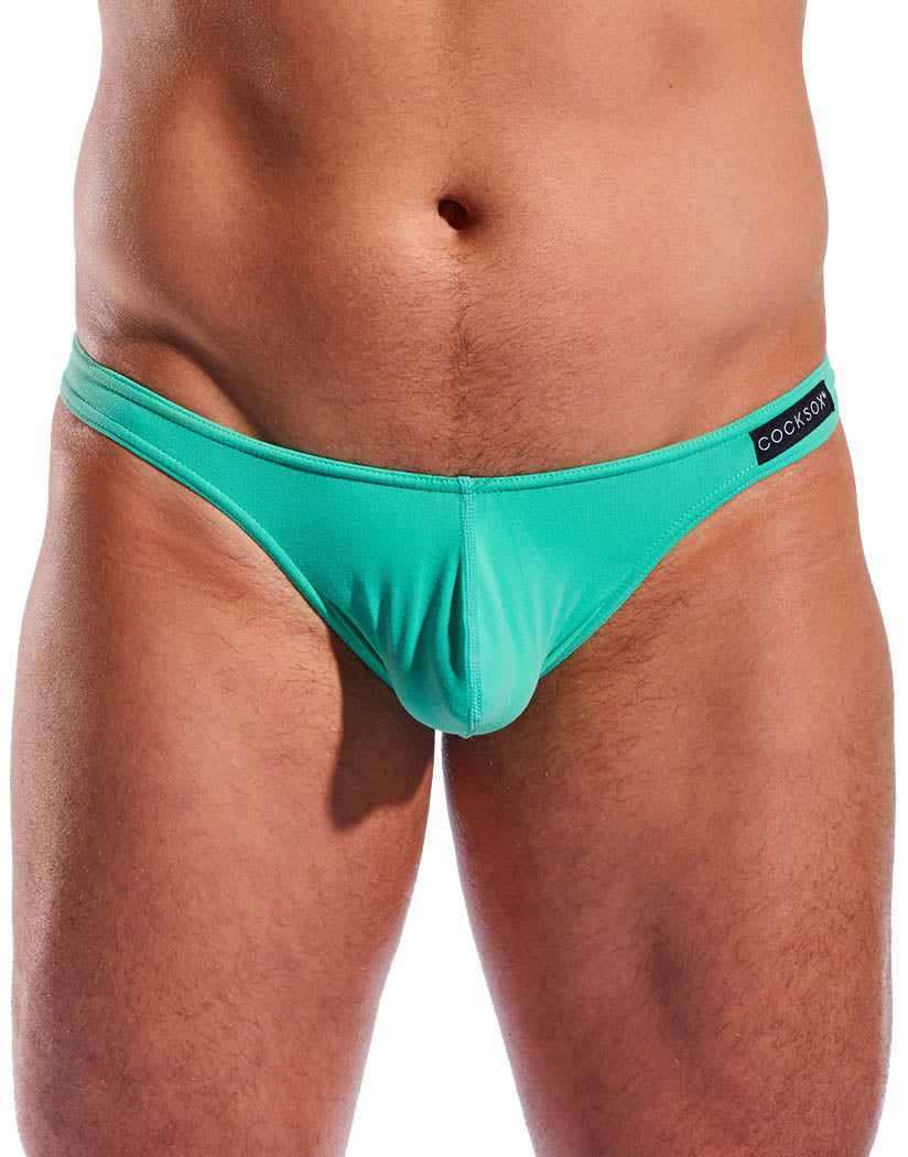 Clearwater Green Front Cocksox Thong CX05