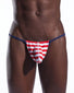 Liberty Stripe Front Cocksox American Collection Slingshot CX14