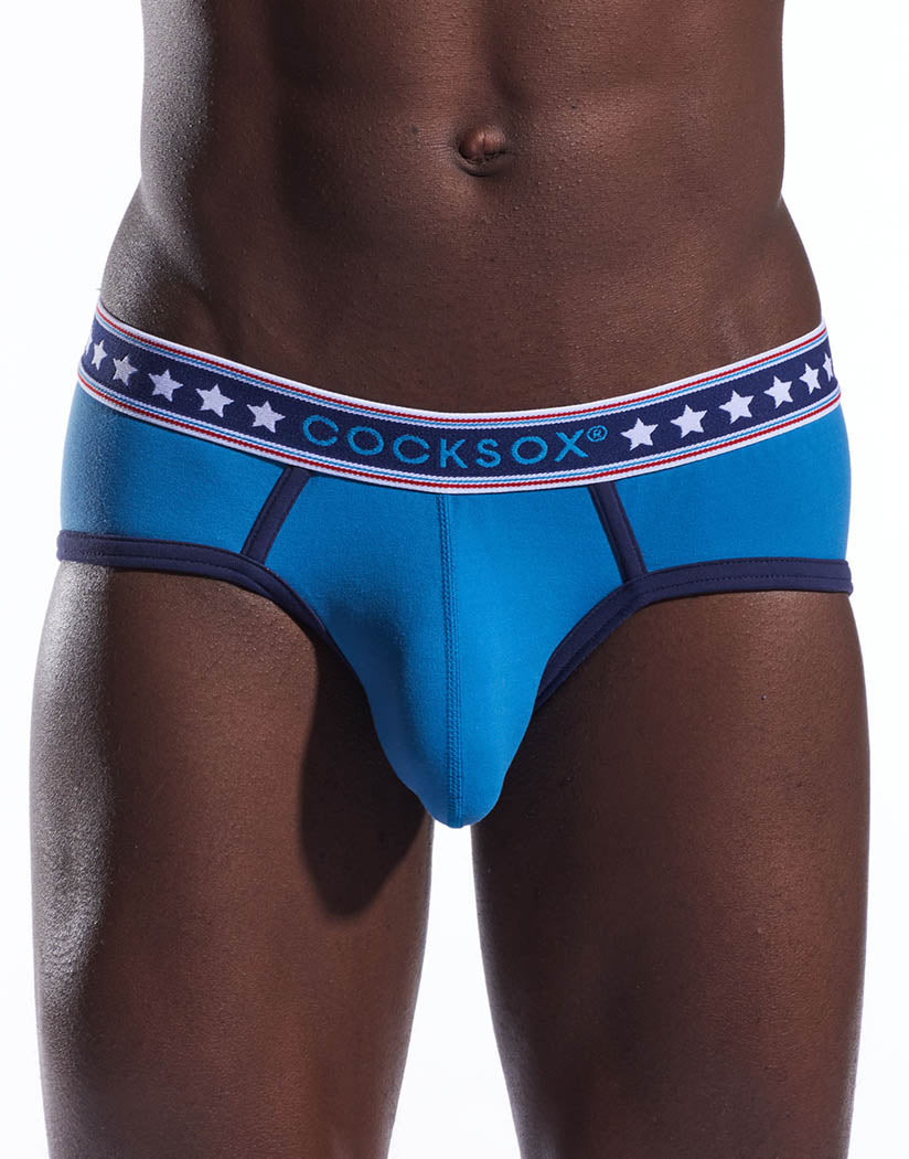 Blue Jean Front Cocksox American Collection Solid Sports Brief CX76N