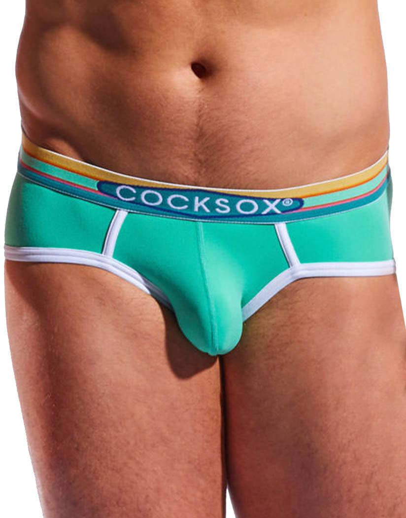 Clearwater Green Front Cocksox Sports Brief CX76N